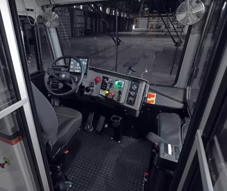 TICO Pro-Spotter terminal tractor cab and safety training.