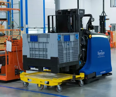 Toyota Bastian Solutions Automated Forklift
