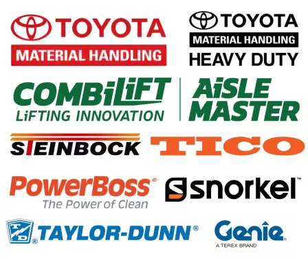 Brand and manufacturer logos available at ProLift Toyota Material Handling.