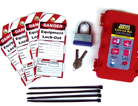 Forklift lock out tag out training materials.