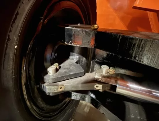 Forklift rebuild of the forklift brakes.