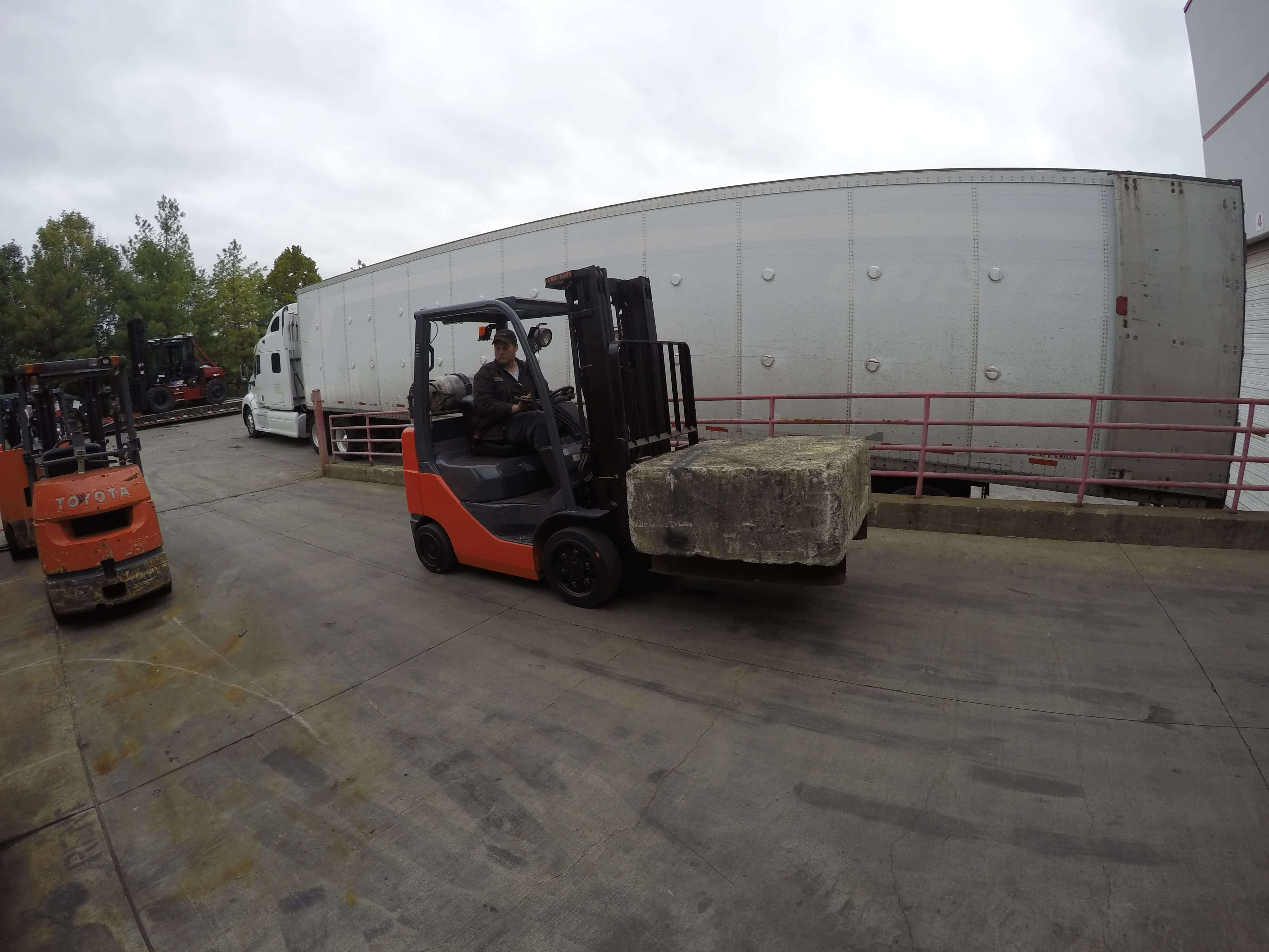 Forklift Ramps Slopes And Inclines Forklift Safety Prolift