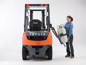 forklift fuel consumption