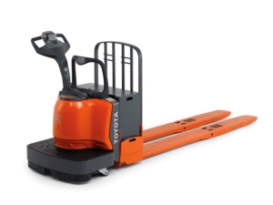 Toyota End-Controlled Rider Pallet Jack