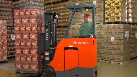 Toyota Stand-Up Electric Forklift