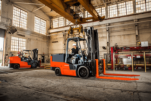 toyota high capacity cushion forklift safety