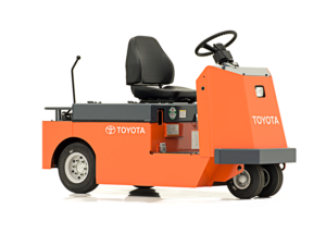 Toyota mid-sized tow tractor side view